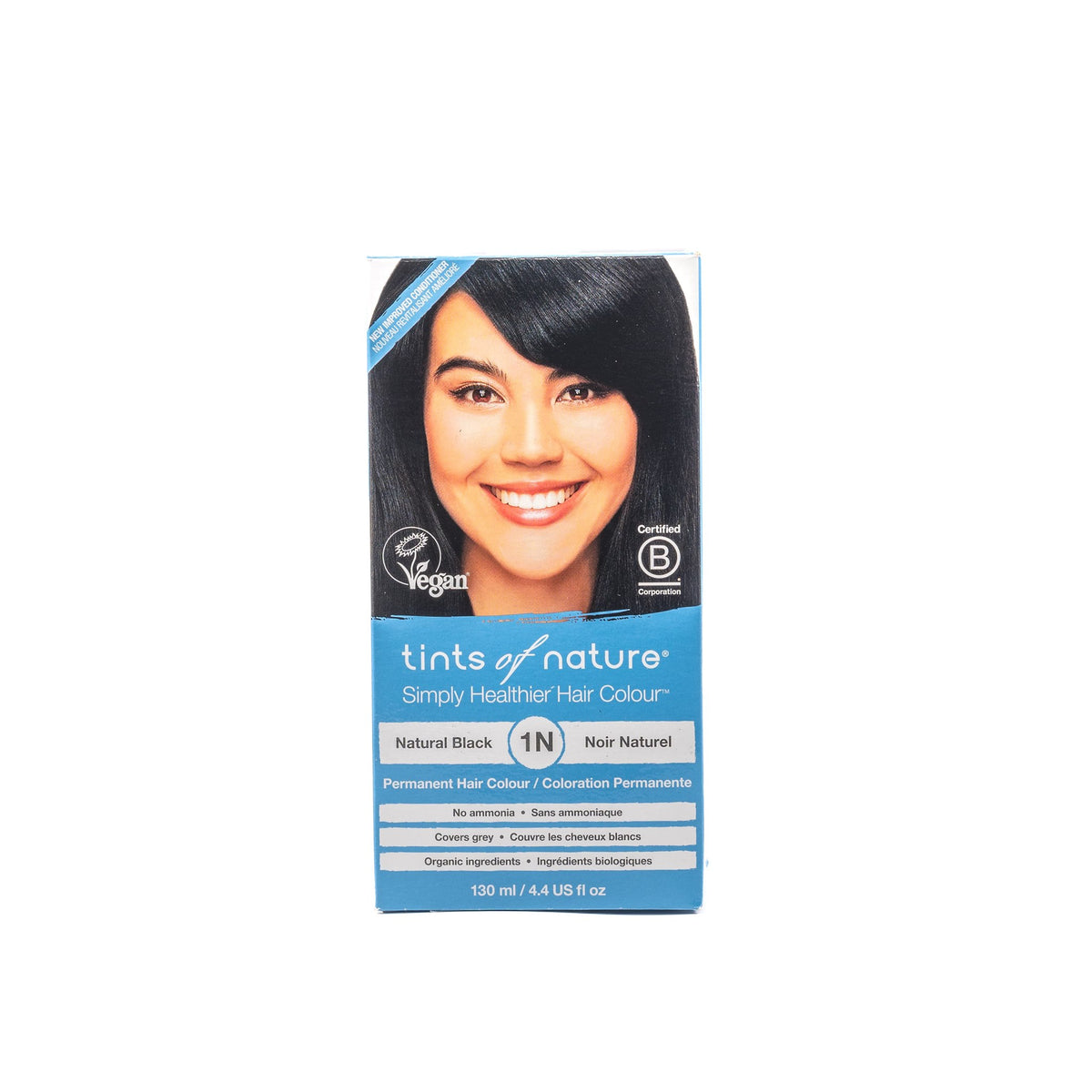 Tints of Nature Permanent Hair Colour - 1N Natural Black