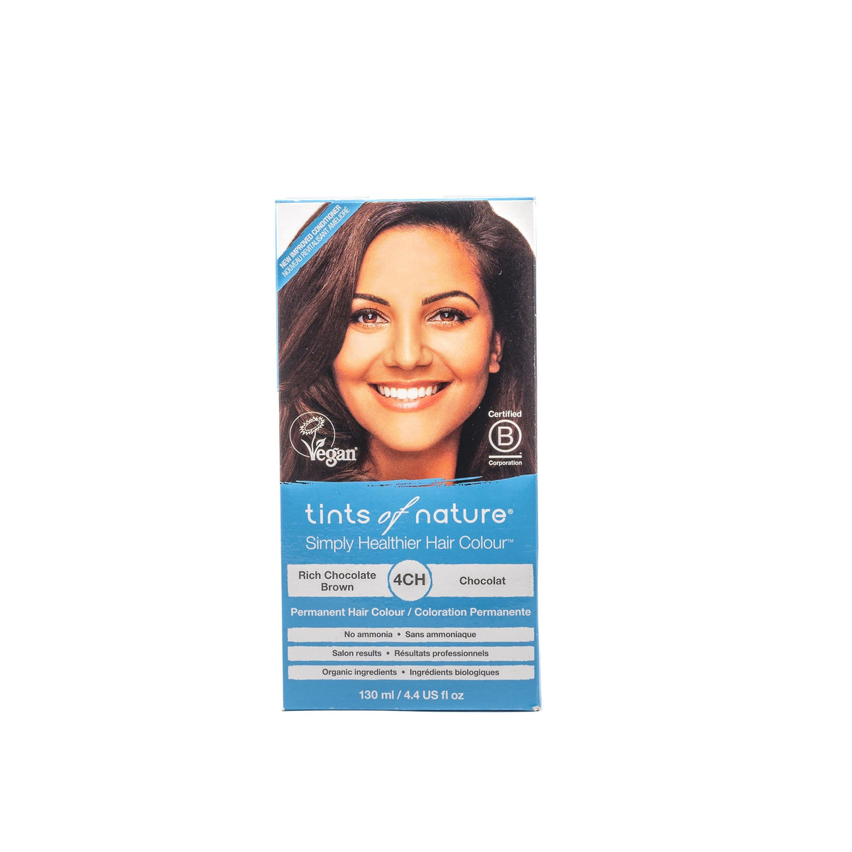 Tints of Nature Permanent Hair Colour - 4CH Rich Chocolate Brown