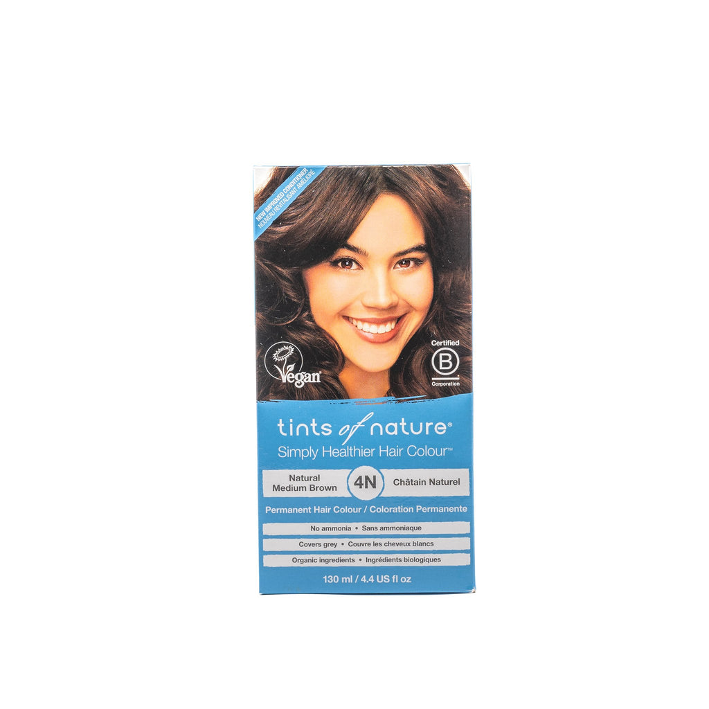 Tints of Nature Permanent Hair Colour - 4N Natural Medium Brown