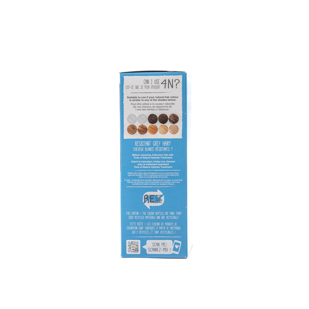 Tints of Nature Permanent Hair Colour - 4N Natural Medium Brown