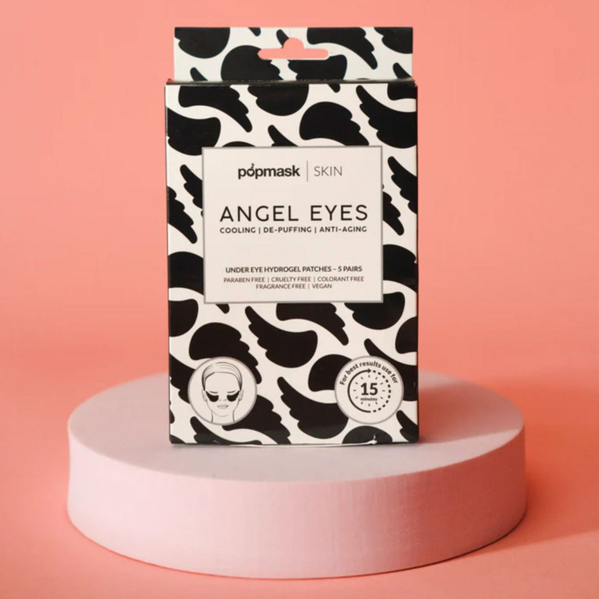 Popmask Angel Eyes Hydrogel Under-Eye Patches - 5 Pairs
