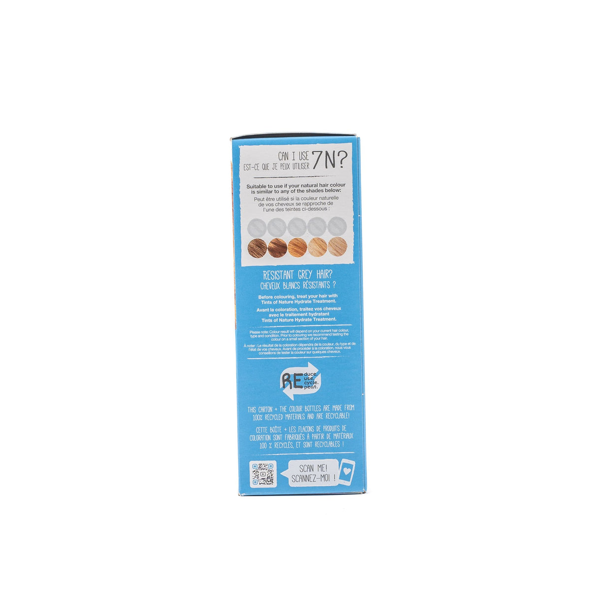 Tints of Nature Permanent Hair Colour - 7N Natural Medium Blonde