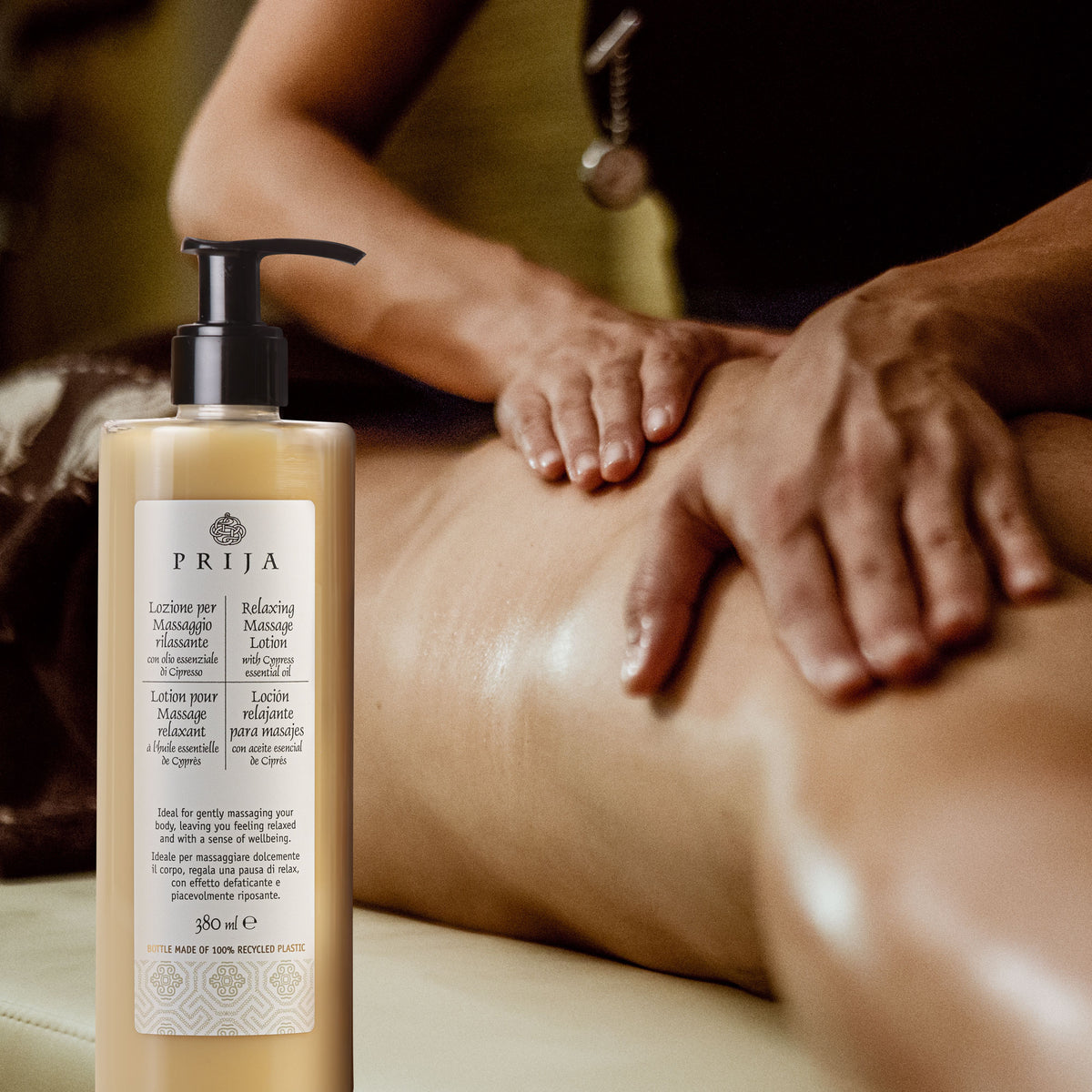 Prija Relaxing Massage Lotion with Aloe Vera 380ml