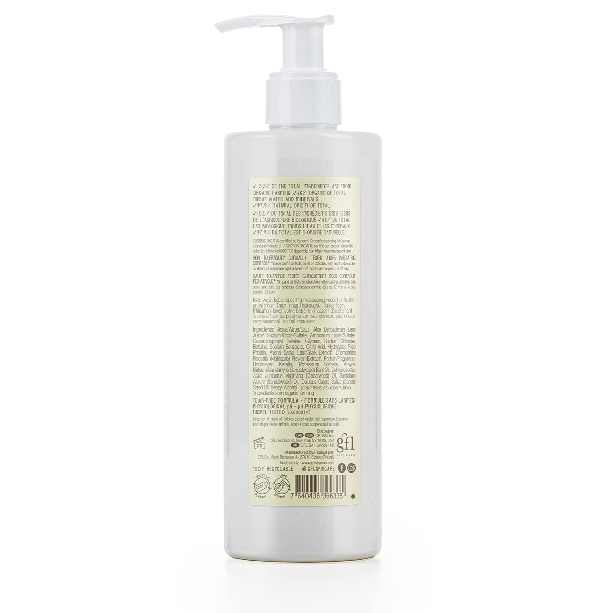 Dadaumpa wash and shampoo ingredients.