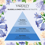 Yardley London Bluebell and Sweet Pea Eau de Toilette 125ml