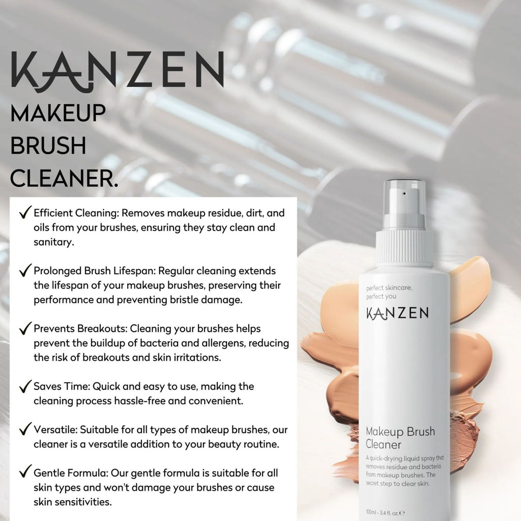 Infographic of why to use cleanser for makeup tools.