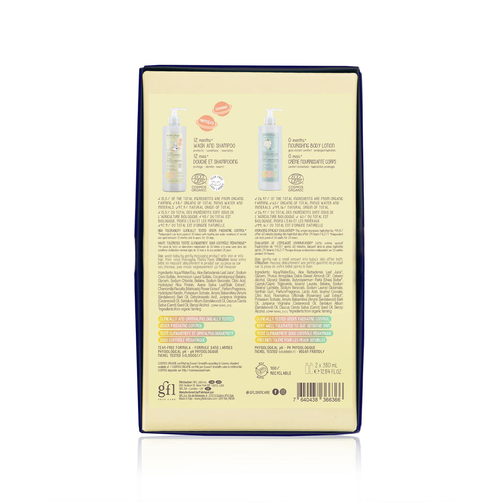 Dadaumpa baby care ingredients.