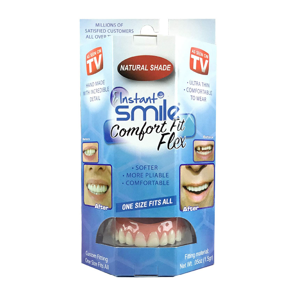 Instant Smile Comfort Fit Flex Cosmetic Teeth - Bright White