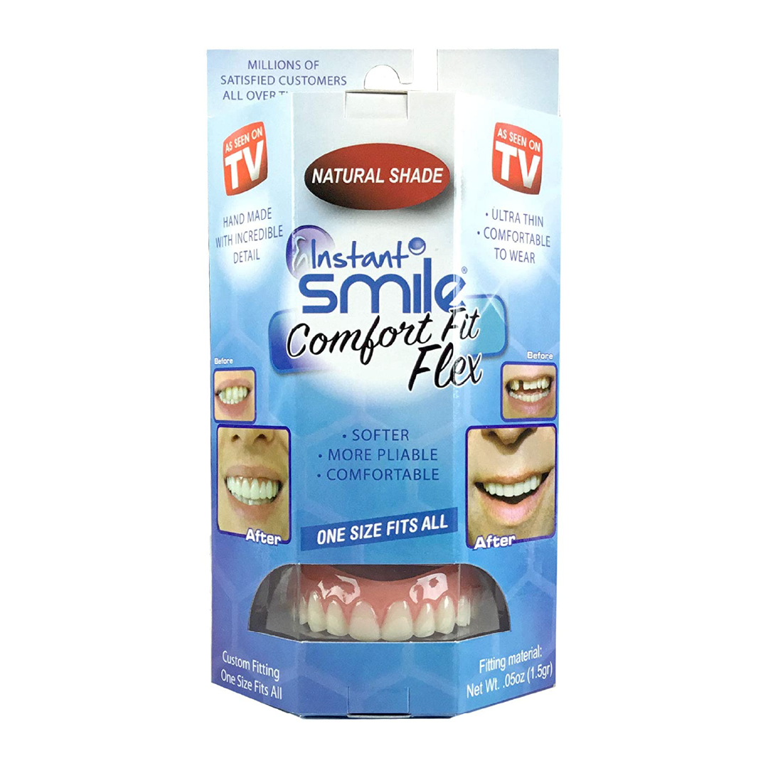 Instant Smile Comfort Fit Flex Cosmetic Teeth - Bright White