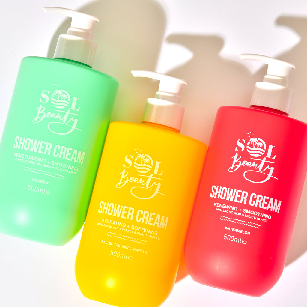 Sol Beauty Shower Cream Salted Caramel Vanilla Scent 500ml