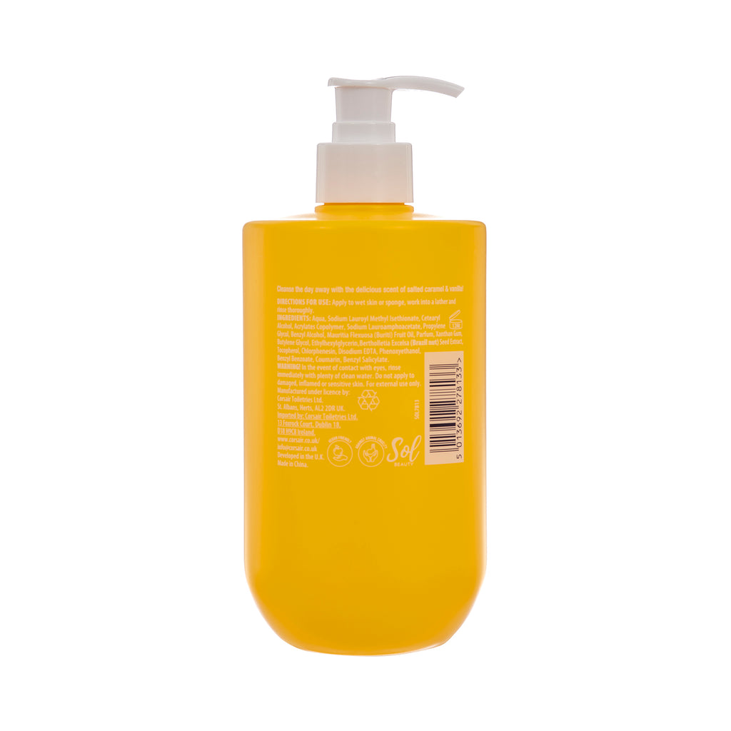 Sol Beauty Shower Cream Salted Caramel Vanilla Scent 500ml
