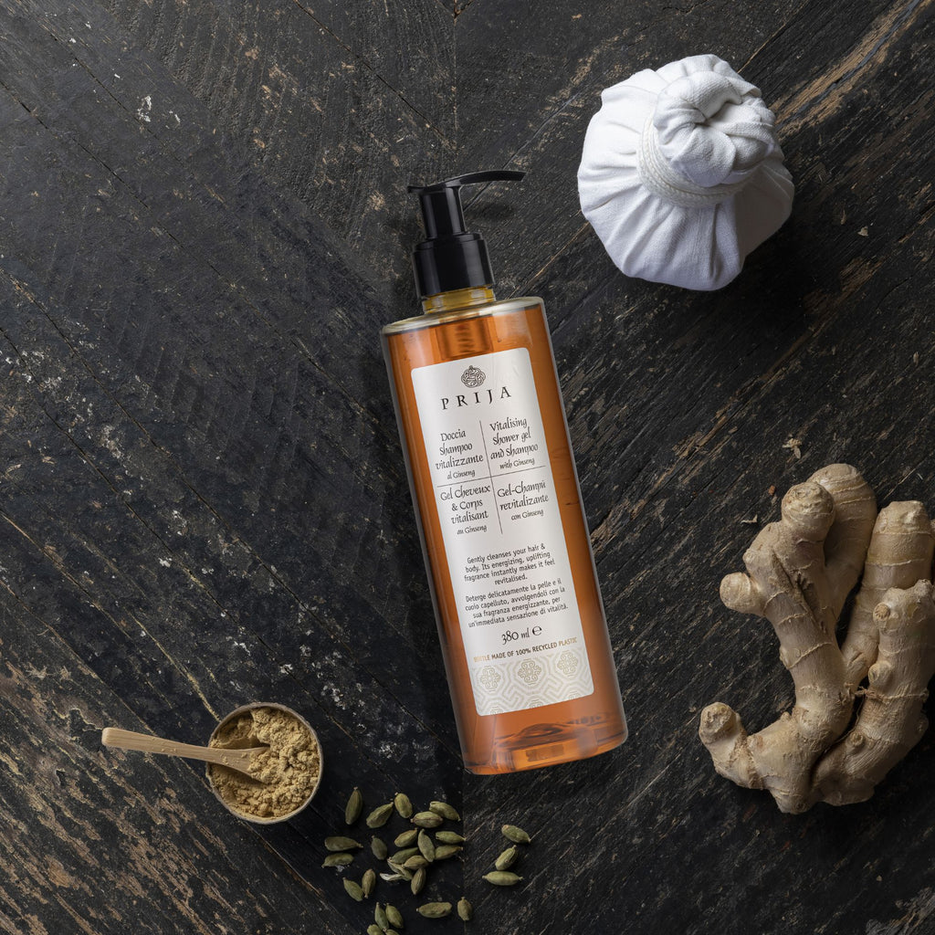 Prija Vitalising Cleansing Hand Wash & Vitalising 2 in 1 Shower Gel and Shampoo Bundle