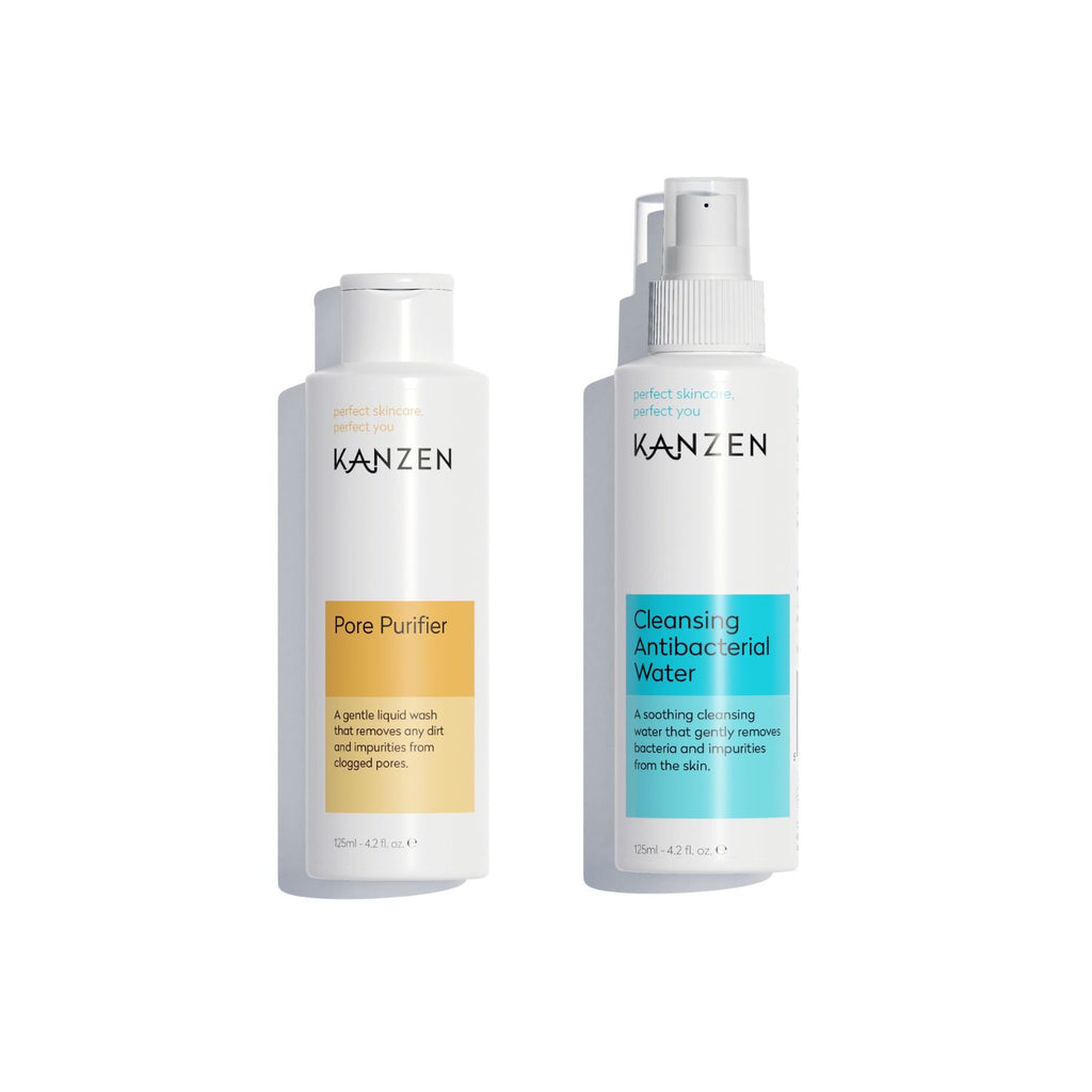 Kanzen Skincare Derma Acne Duo - Cleansing Water & Pore Purifier