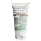 The back of a Below the Belt for Women 'Fresh & Dry Boobs' tube, showing the product ingredients, usage instructions, and social media handles. A barcode is clearly visible on the side, and the 'Made in the UK' logo and recycling symbols are at the bottom.