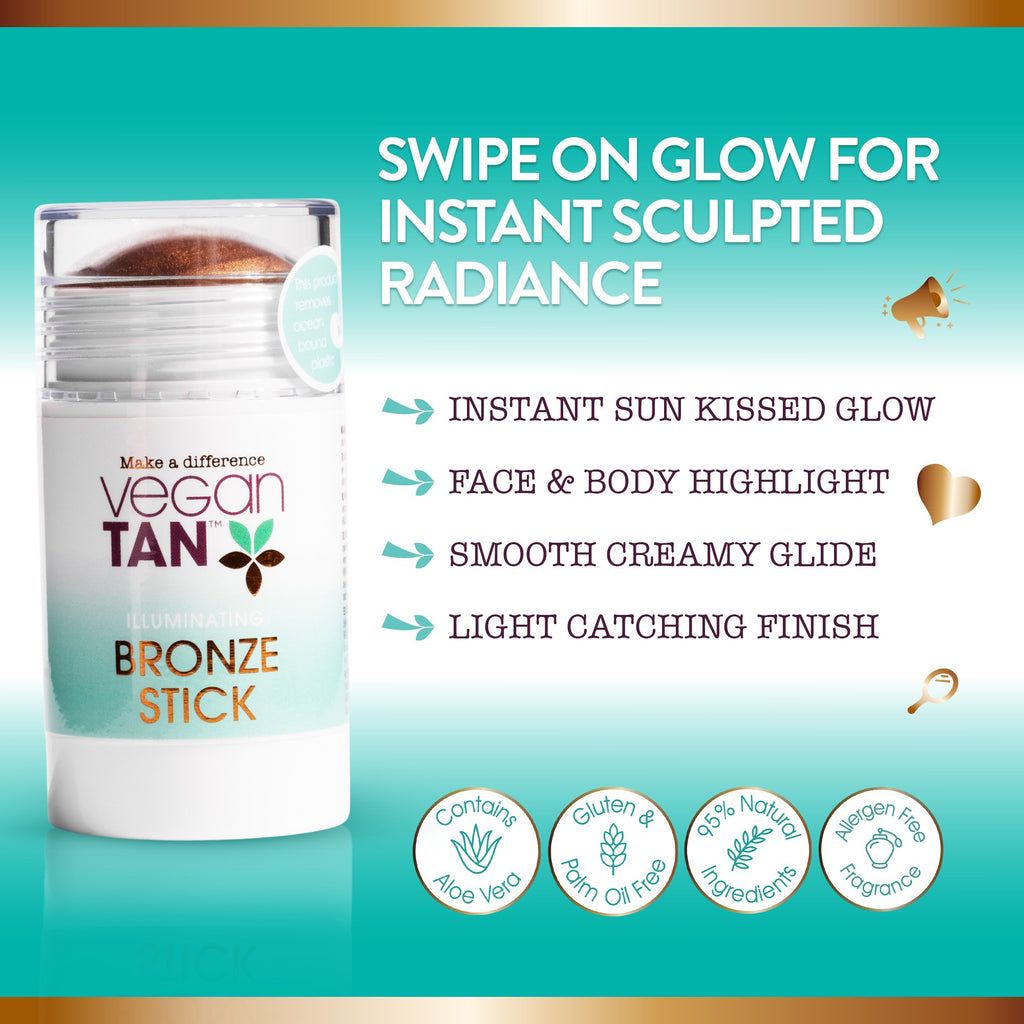 Cream Bronzer Stick Contour For Face & Body, Sun Kissed Look 38g