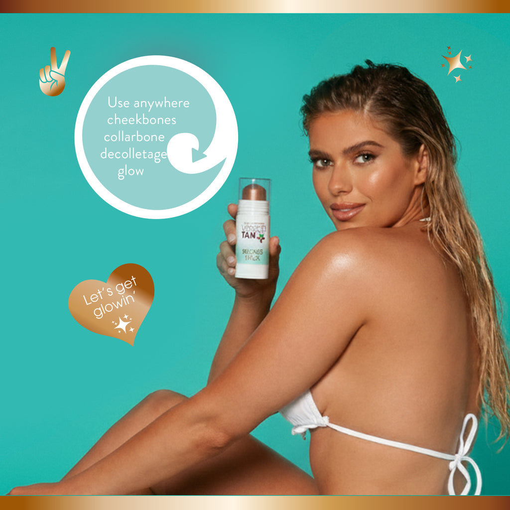 Cream Bronzer Stick Contour For Face & Body, Sun Kissed Look 38g