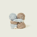 Back of hugging plush toys.