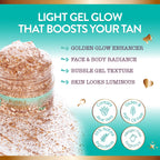 Face and Body Bubble Self Bronzer Gel Fake Tan Gel 100ml