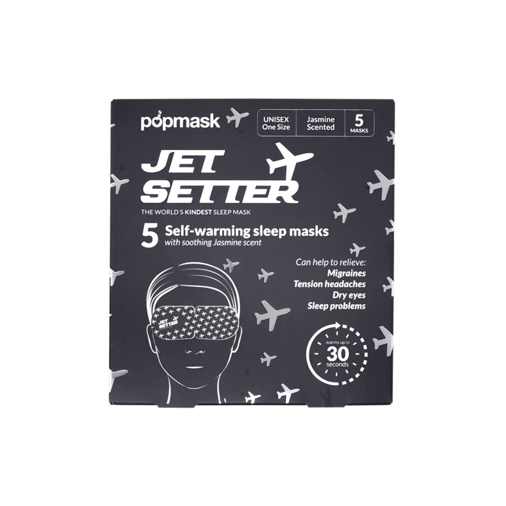 Popmask Jet Setter 5 Self-Heating Eye Masks