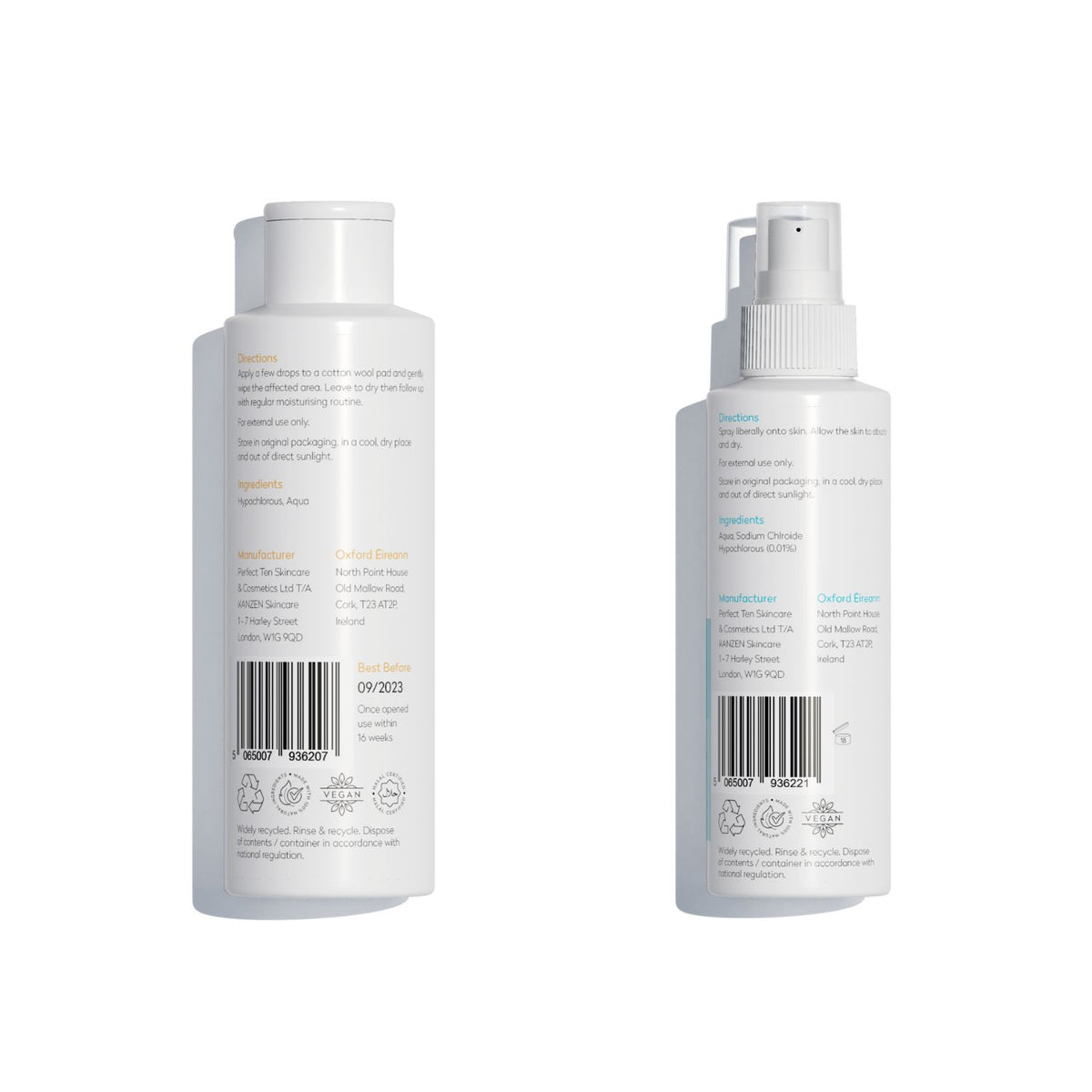 Kanzen Skincare Derma Acne Duo - Cleansing Water & Pore Purifier