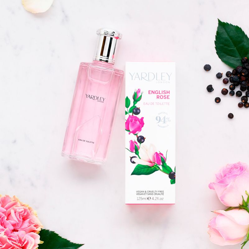 Pink fragrance layflat.