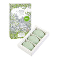 Pack of three soap bars.