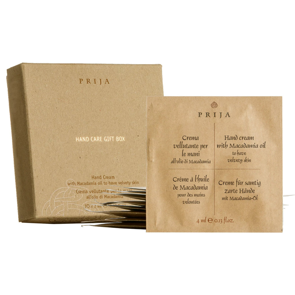 Prija Hand Cream Sachets Gift Pack 10 x 4 ml