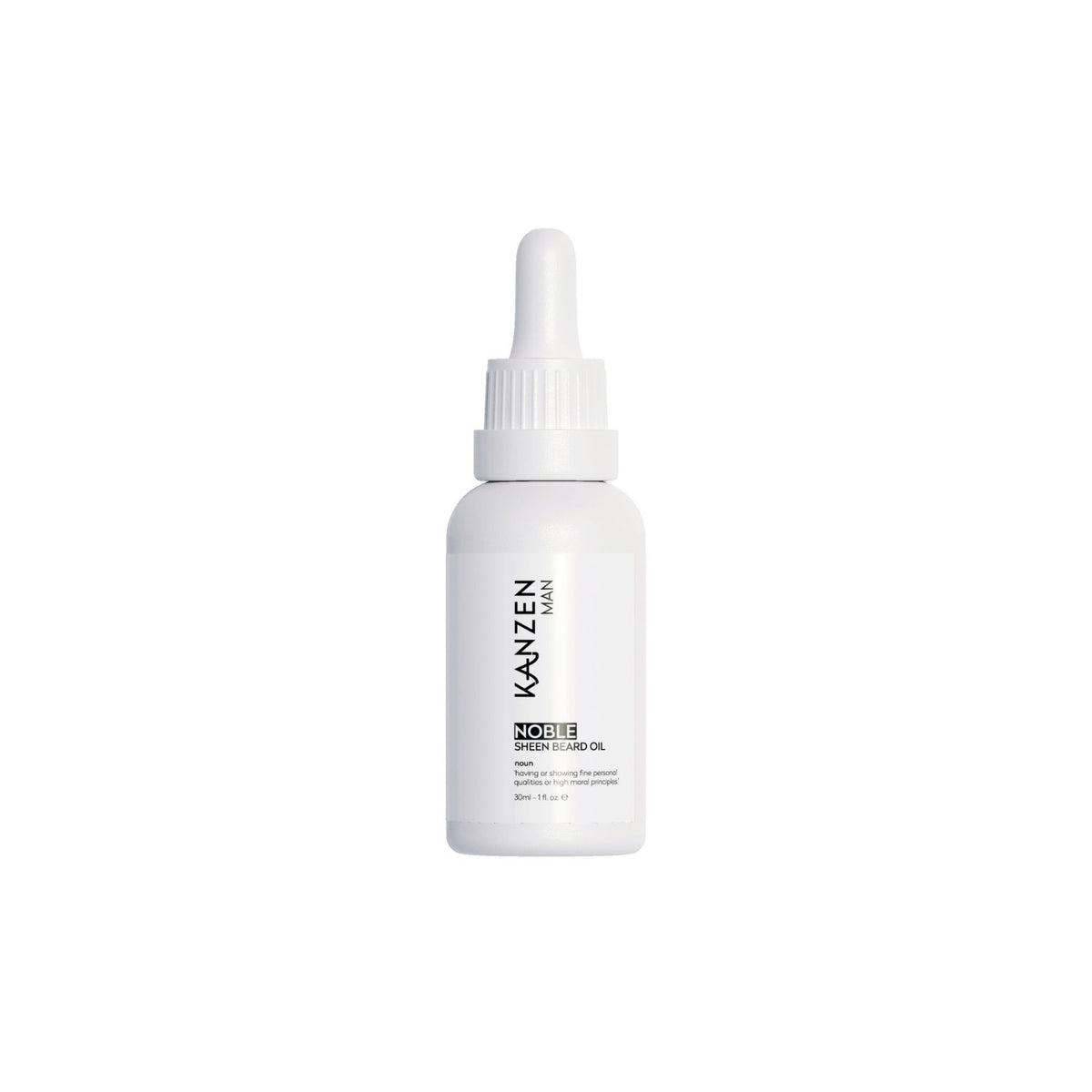 Small bottle of Kanzen beard oil for enhancing manageability.