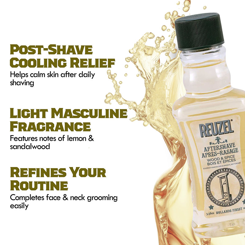 Reuzel Wood & Spice Aftershave 100ml