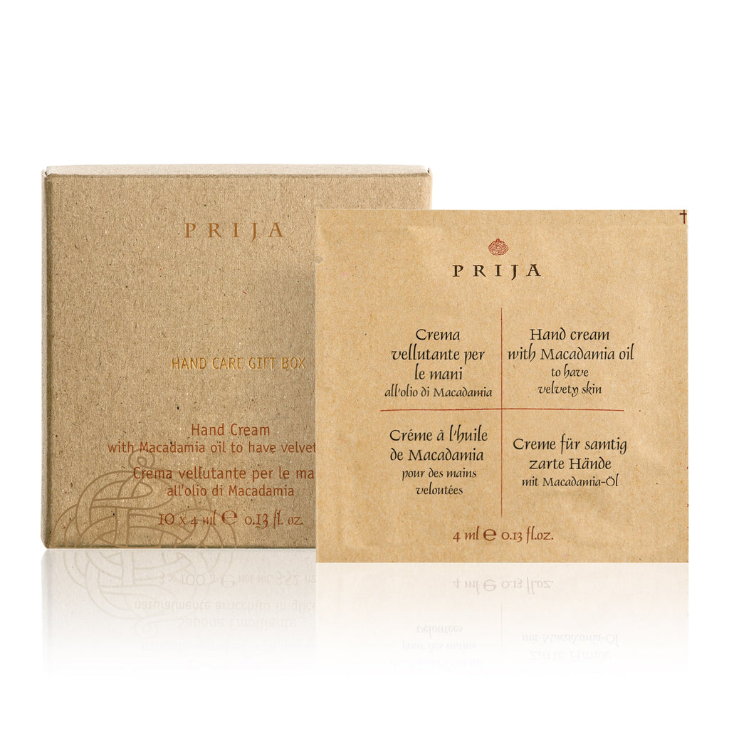 Prija Hand Cream Sachets Gift Pack 10 x 4 ml