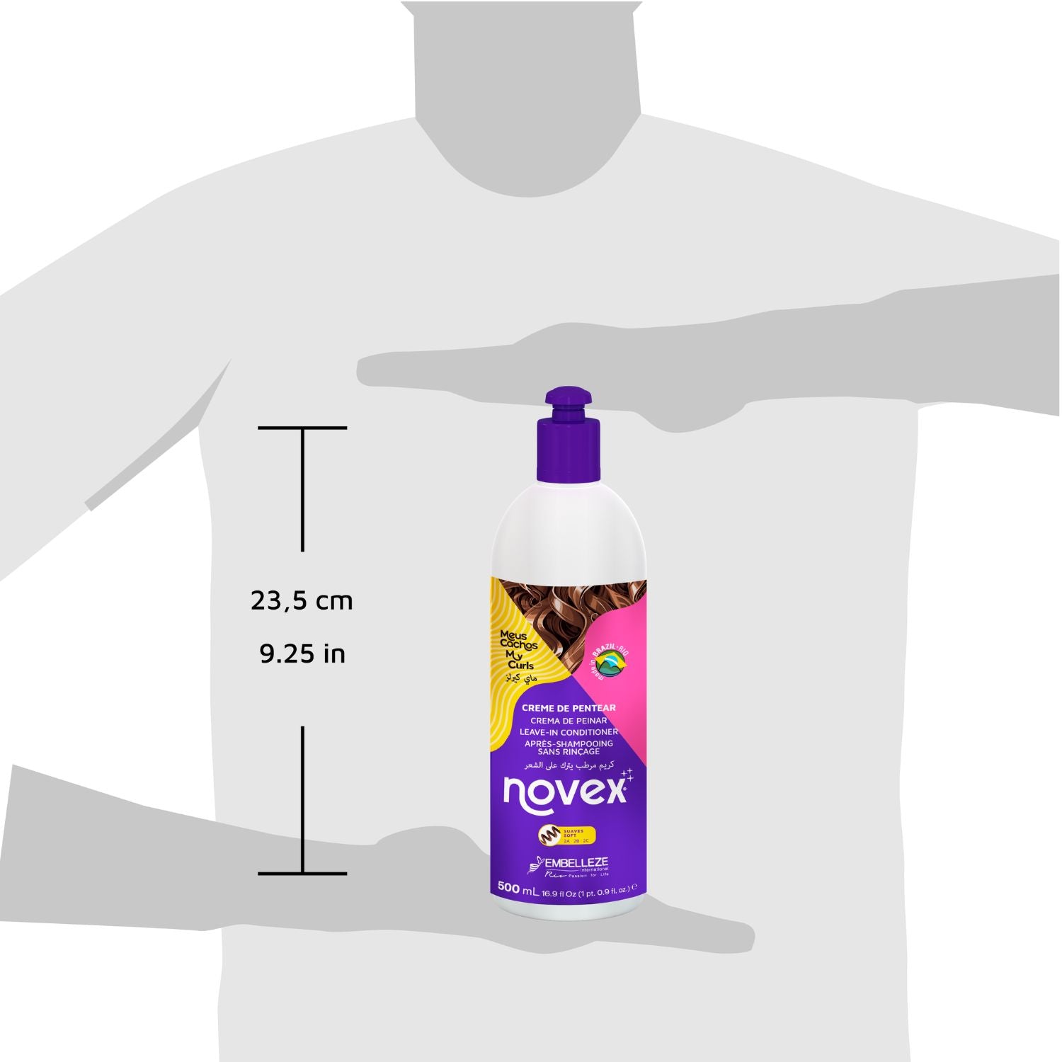 Novex My Curls Soft Leave-In Conditioner for Wavy Hair 500ml