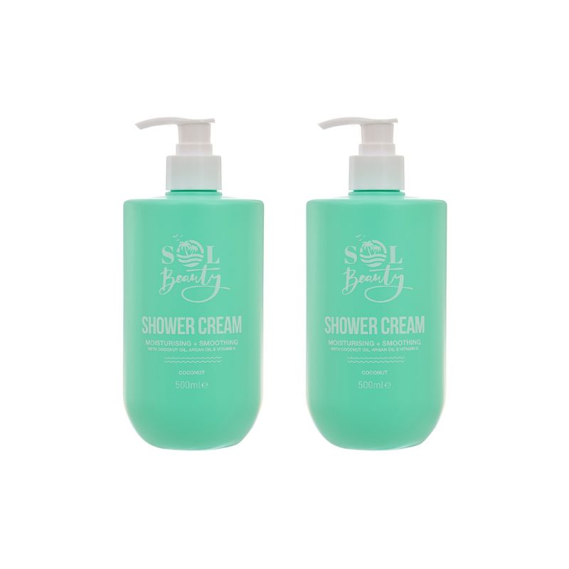 Sol Beauty Shower Cream Coconut Scent 500ml