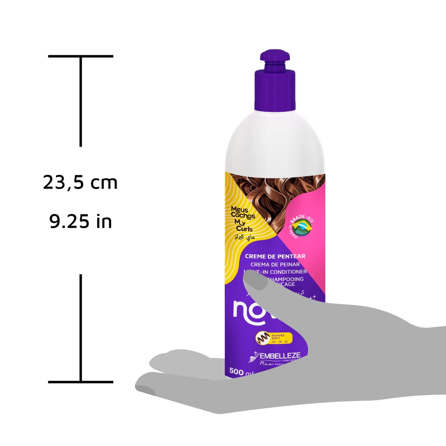 Novex My Curls Soft Leave-In Conditioner for Wavy Hair 500ml