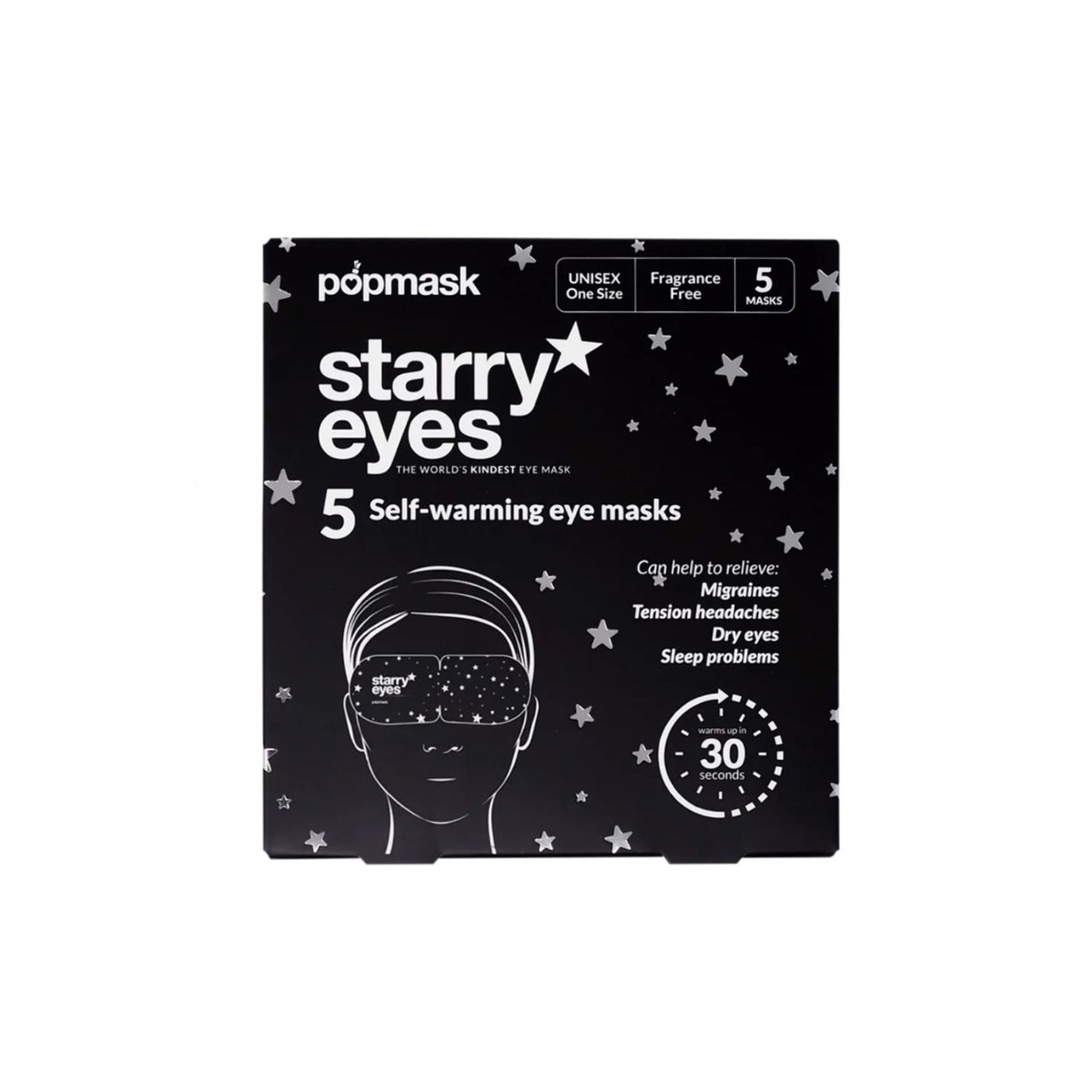 Popmask Starry Eyes 5 Self-Heating Eye Masks