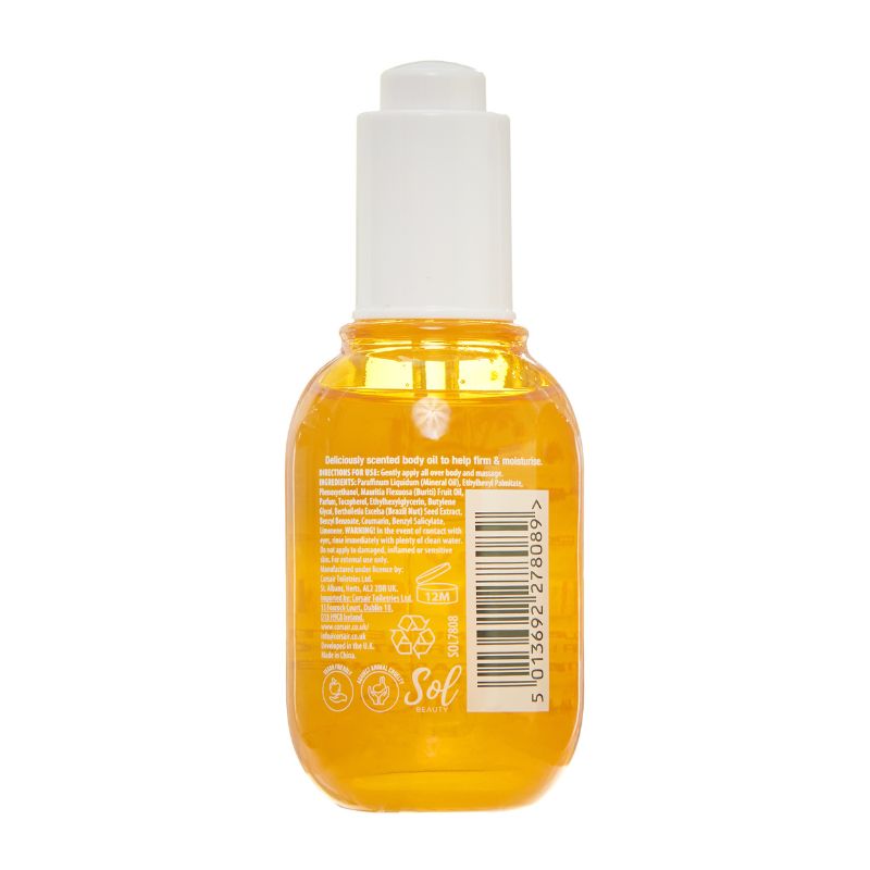 Sol Beauty Dry Body Oil Caramel Vanilla Scent 45ml