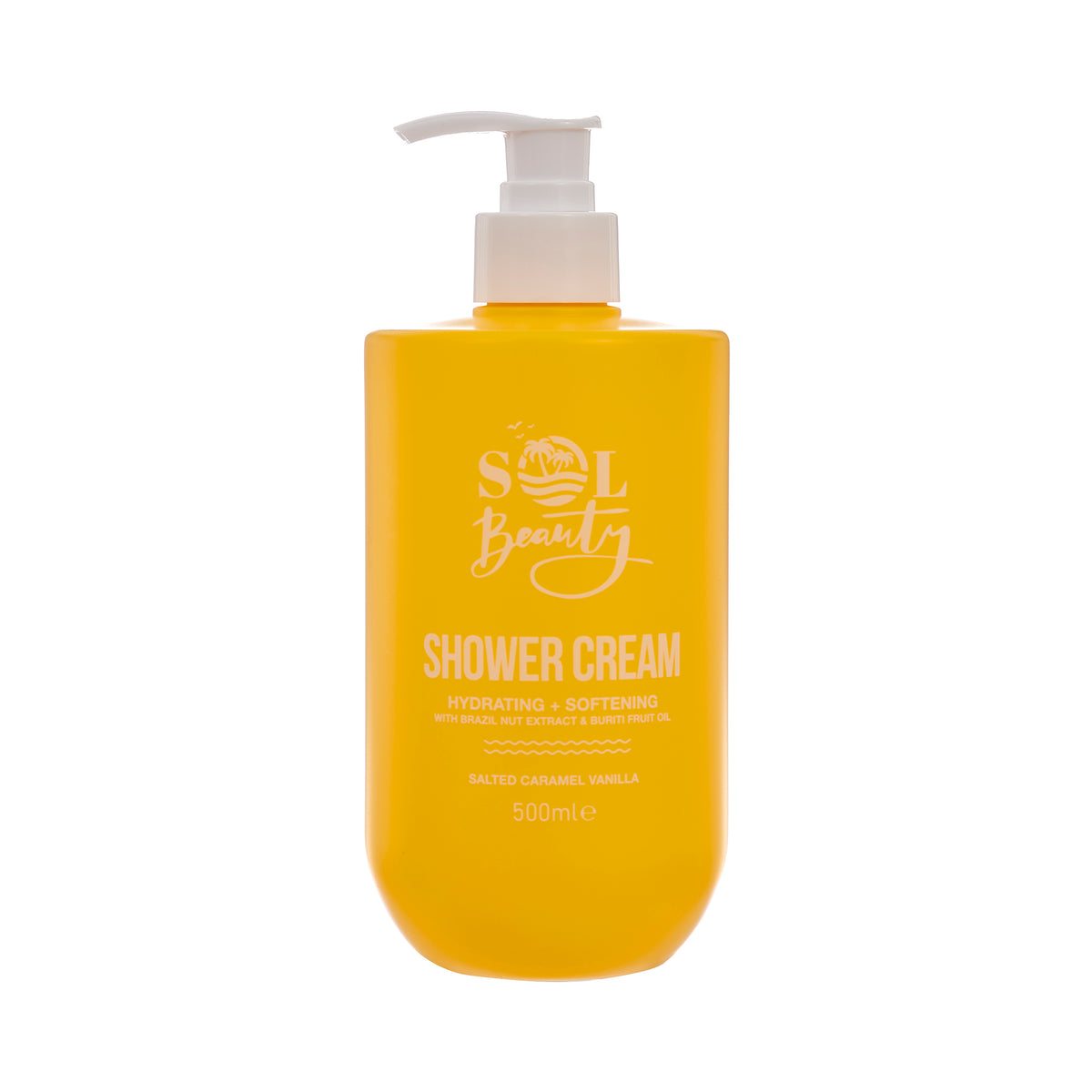 Sol Beauty Shower Cream Salted Caramel Vanilla Scent 500ml