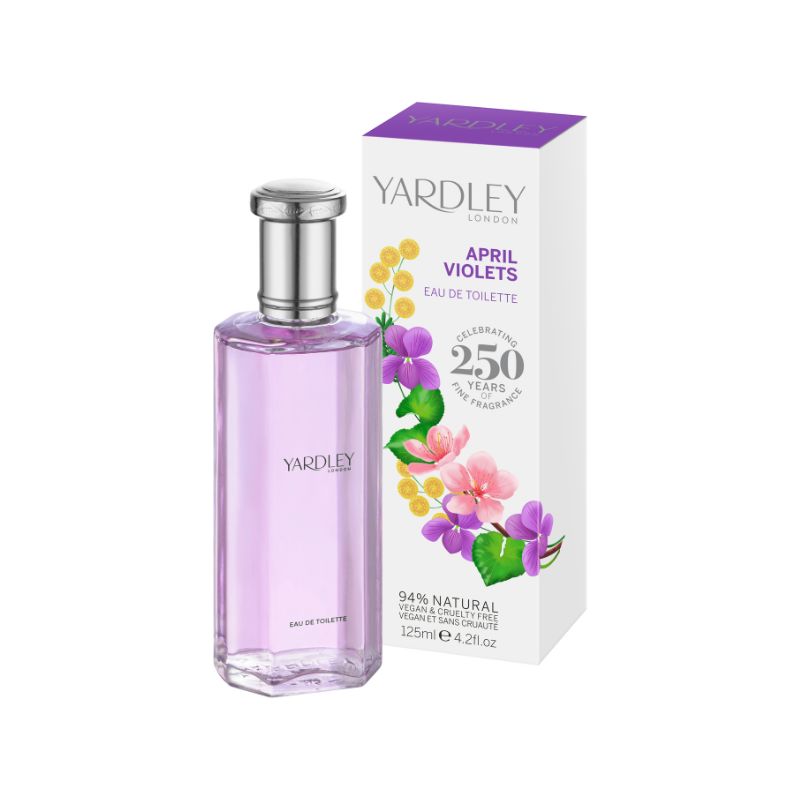 Yardley London April Violets Eau de Toilette 125ml