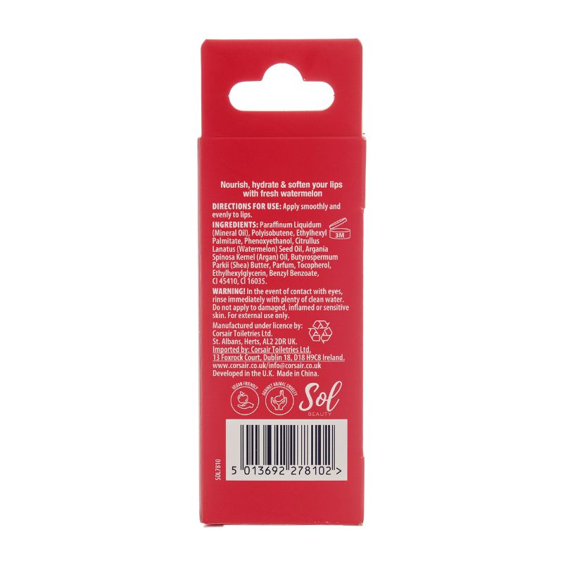 Sol Beauty Watermelon Lip Oil 3g