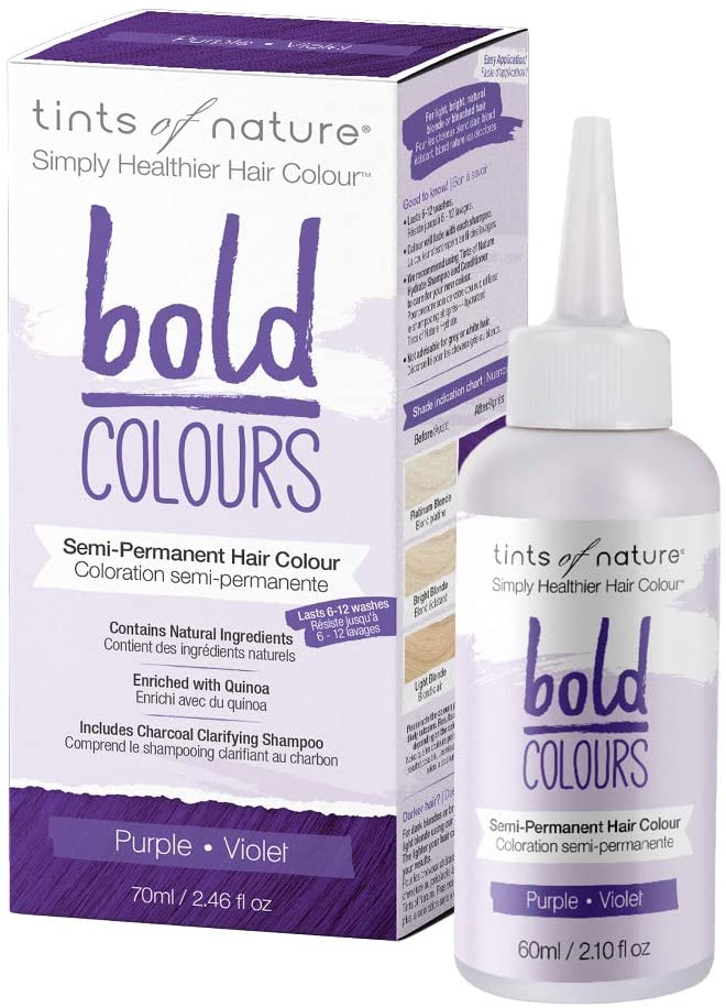 Tints of Nature Bold Colours Semi-Permanent Hair Colour - Purple