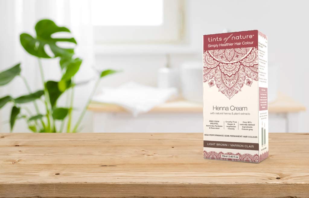 Tints of Nature Henna Cream Semi-Permanent Hair Colour - Light Brown