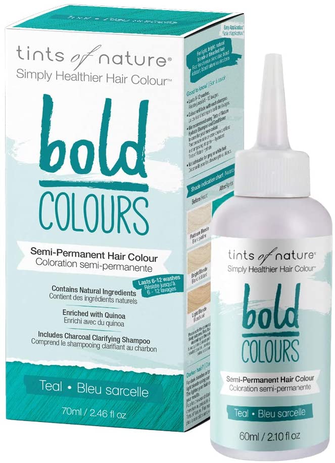 Tints of Nature Bold Colours Semi-Permanent Hair Colour - Teal