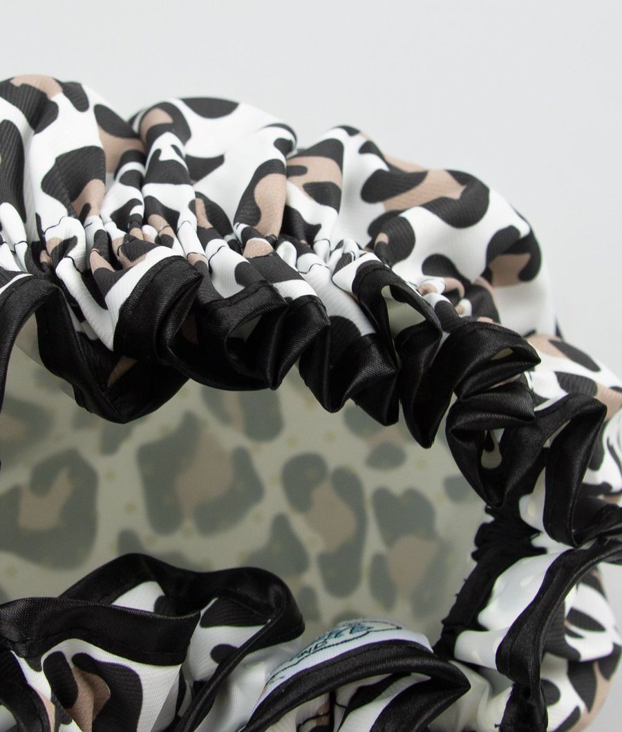 The Vintage Cosmetic Company Shower Cap - Leopard Print