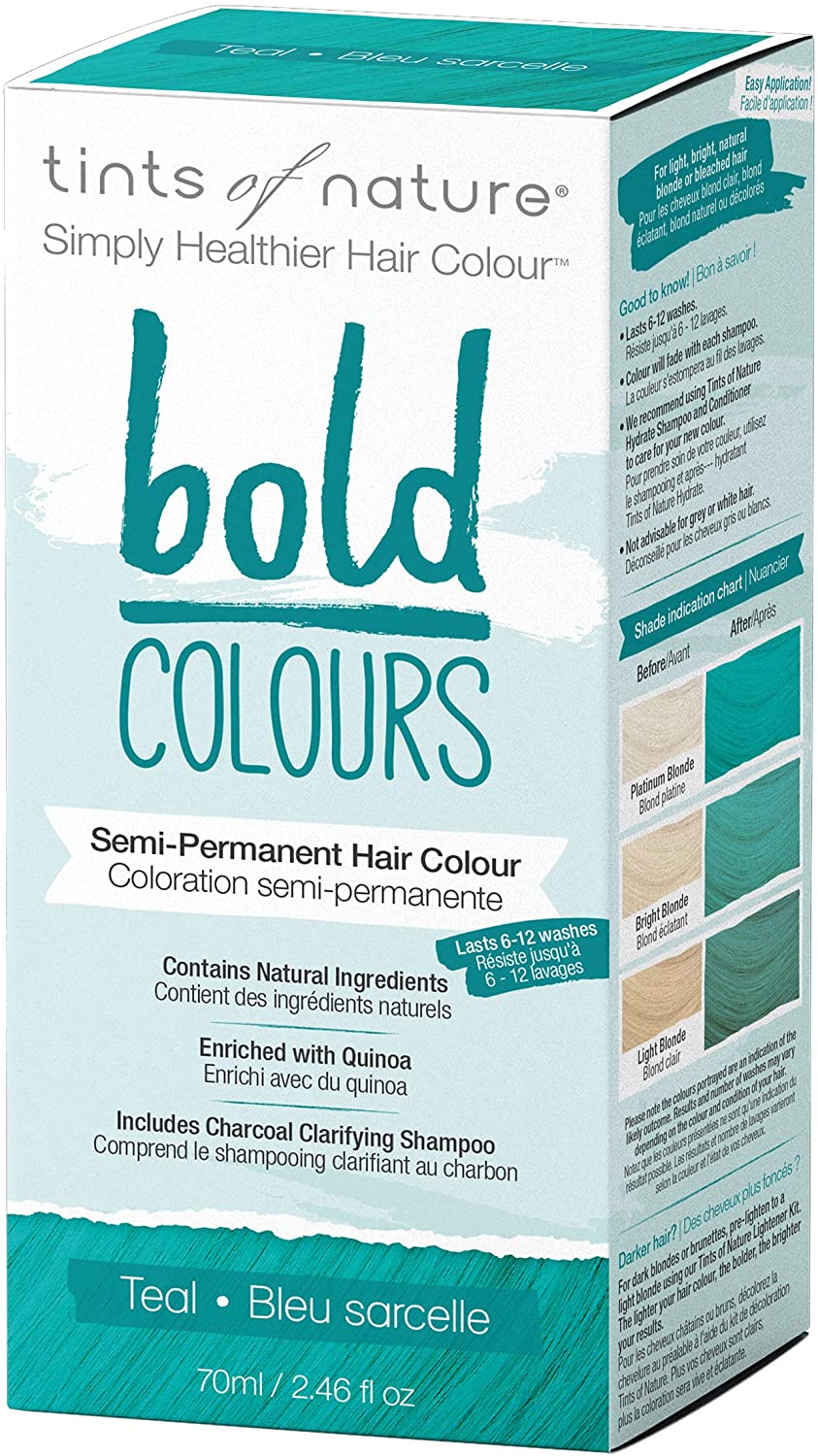 Tints of Nature Bold Colours Semi-Permanent Hair Colour - Teal