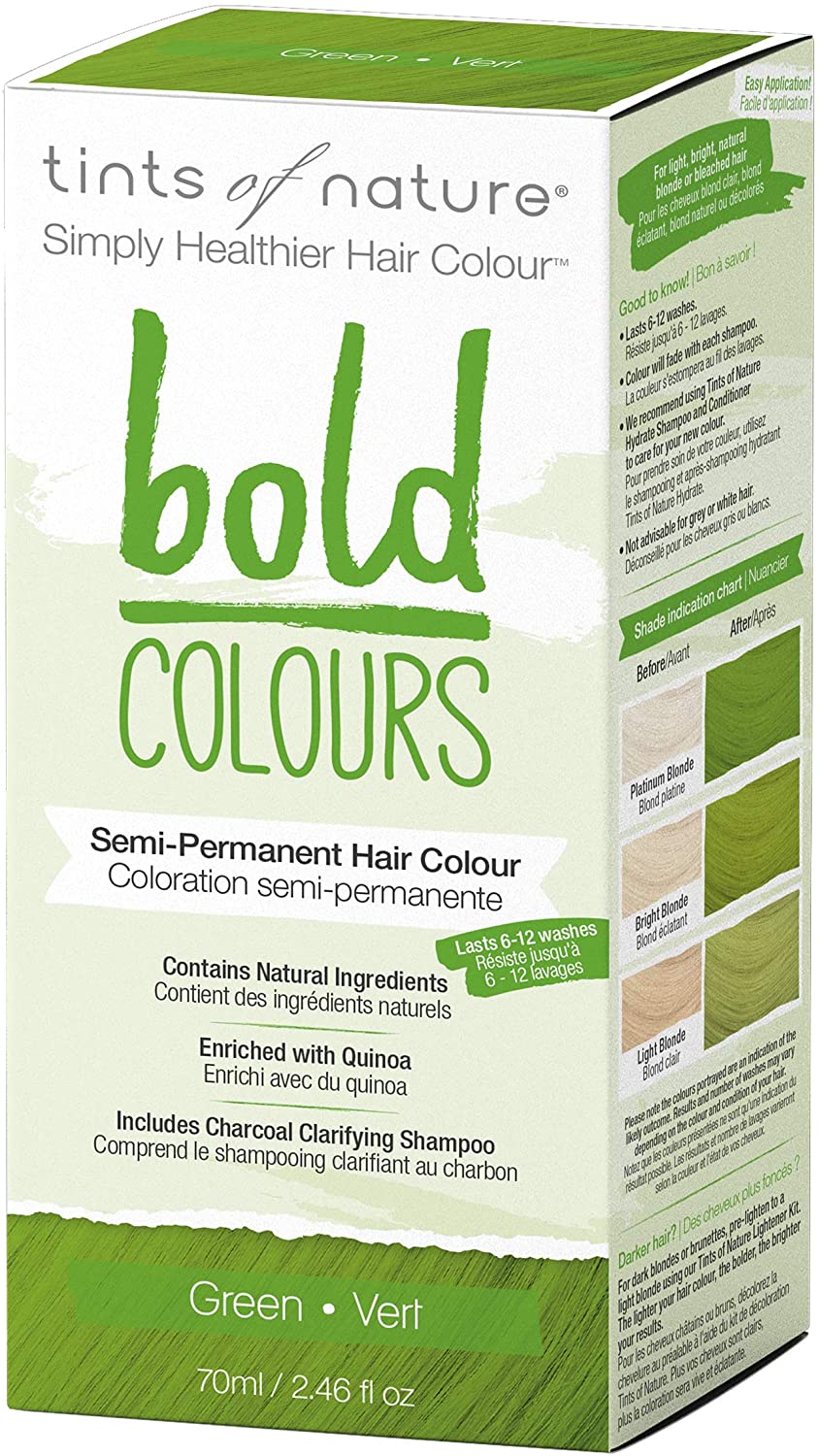 Tints of Nature Bold Colours Semi-Permanent Hair Colour - Green