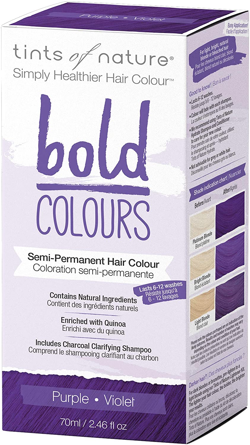 Tints of Nature Bold Colours Semi-Permanent Hair Colour - Purple