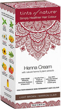 Tints of Nature Henna Cream Semi-Permanent Hair Colour - Light Brown