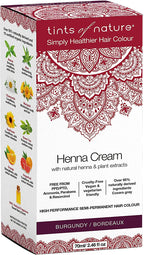 Tints of Nature Henna Cream Semi-Permanent Hair Colour - Burgundy