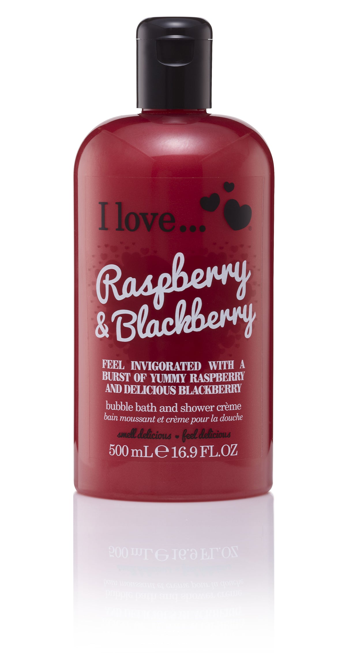 I Love Raspberry & Blackberry Bath & Shower Creme 500ml