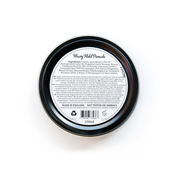 Dapper Dan Heavy Hold Pomade 100ml