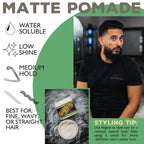Suavecito Pomade Matte (Shine-Free) Formula 113g